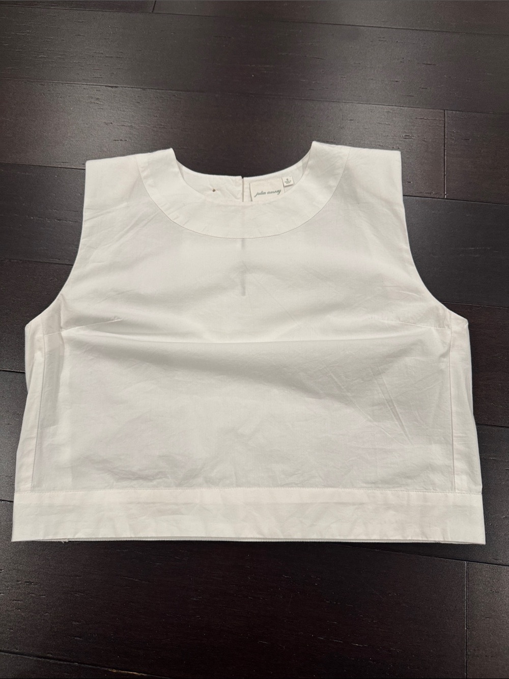 Julia Amory slim Shell Top Poplin - Picture 2 of 4